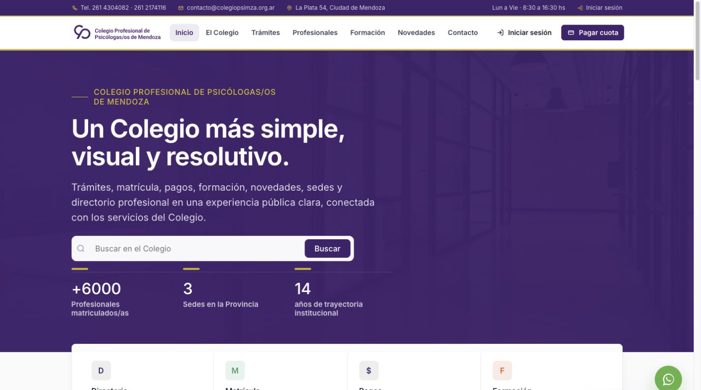 El Colegio, más cerca y más simple.
