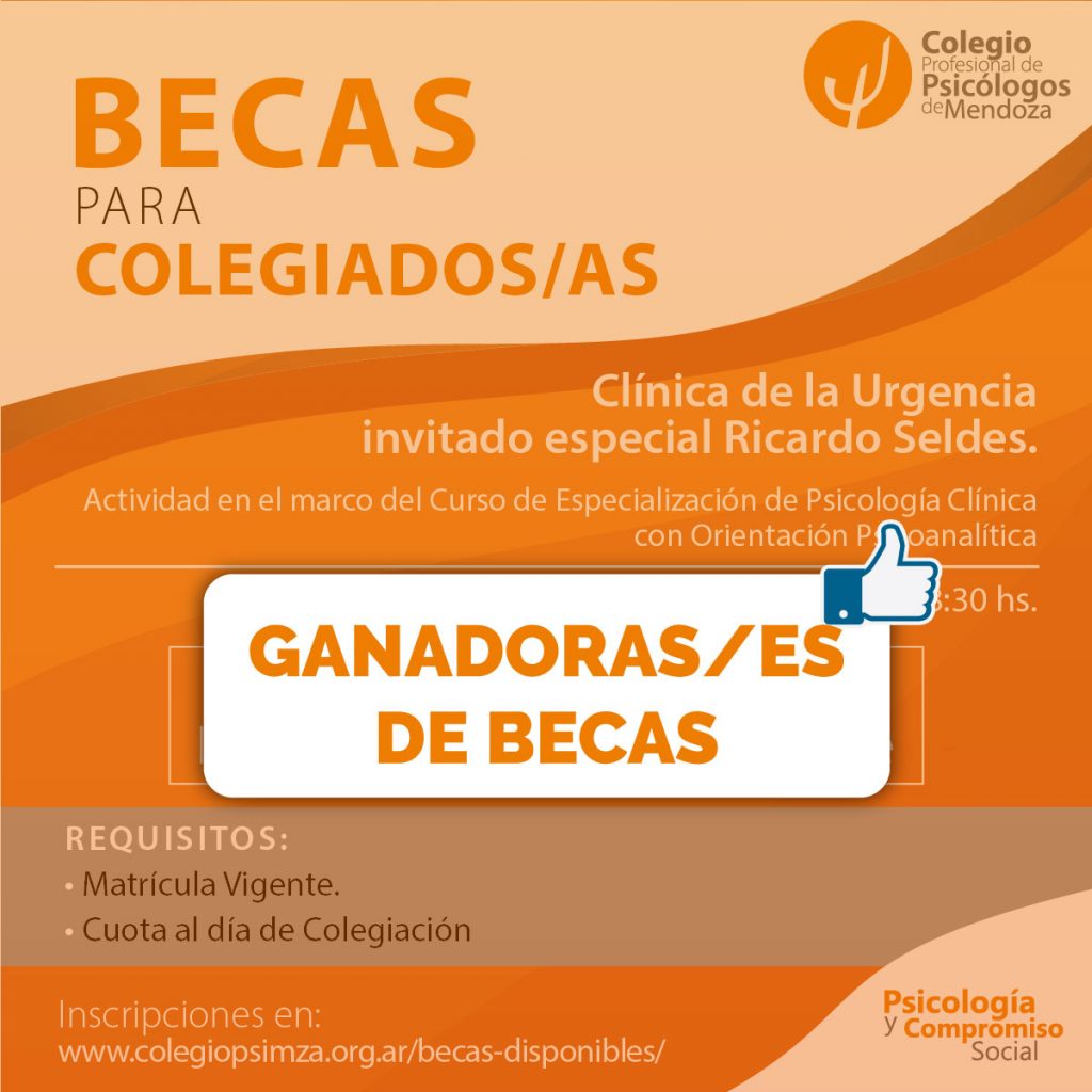 Ganadores/as becas · Clínica de la Urgencia