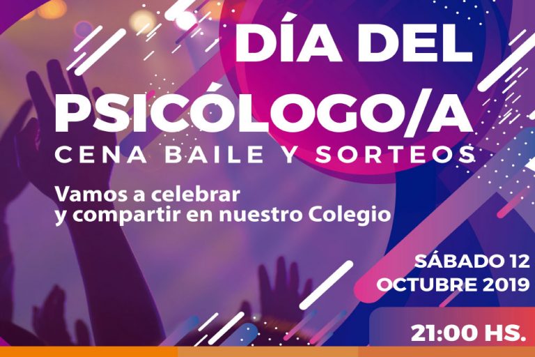 DÍA DEL PSICÓLOGO/A CENA BAILE Y SORTEOS